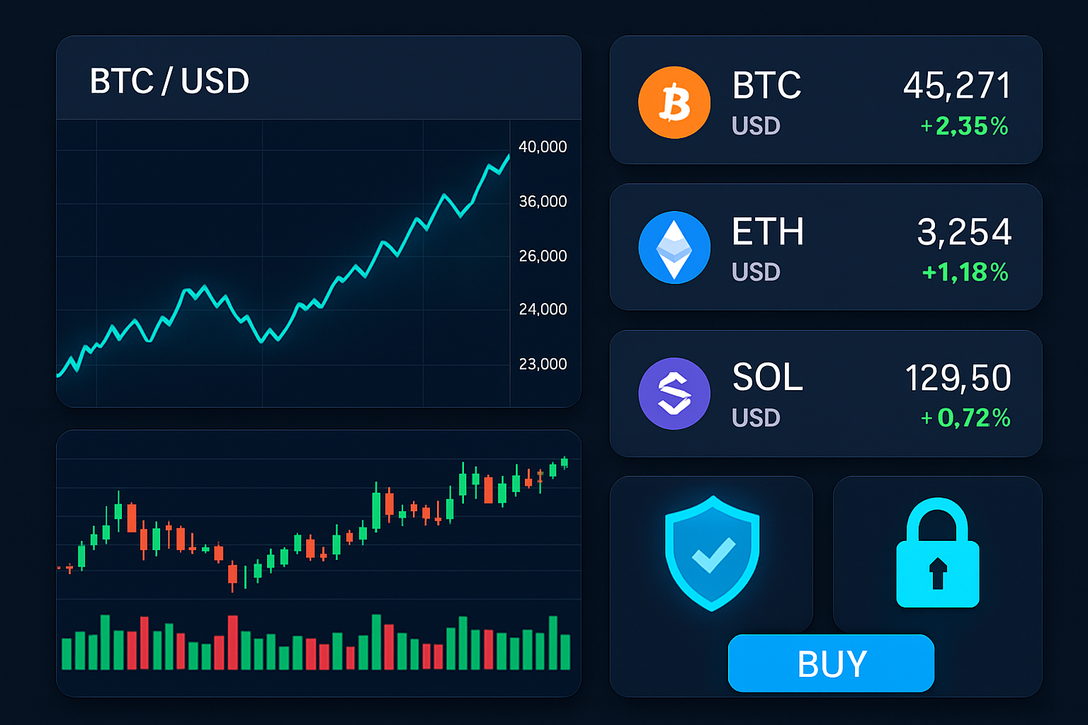 Nexus Market Cryptocurrency Trading Interface 2026